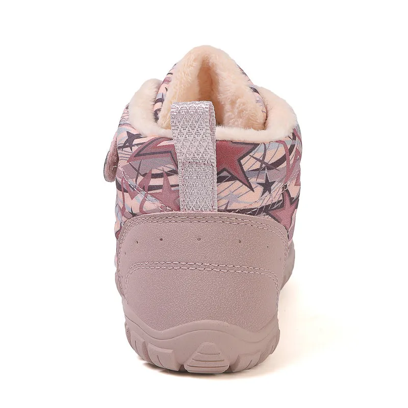 Kids Winter Snow Boots Boys Girls Outdoor Ankle Walking Boots