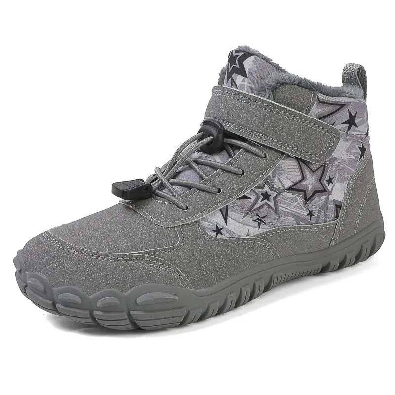 Kids Winter Snow Boots Boys Girls Outdoor Ankle Walking Boots