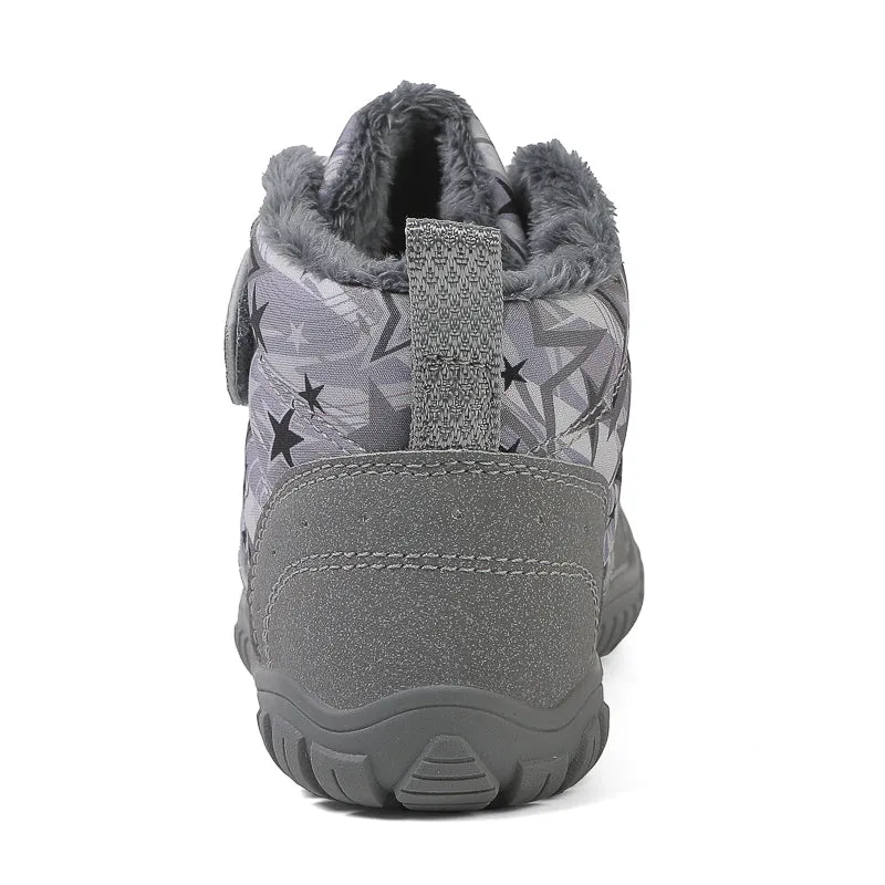 Kids Winter Snow Boots Boys Girls Outdoor Ankle Walking Boots