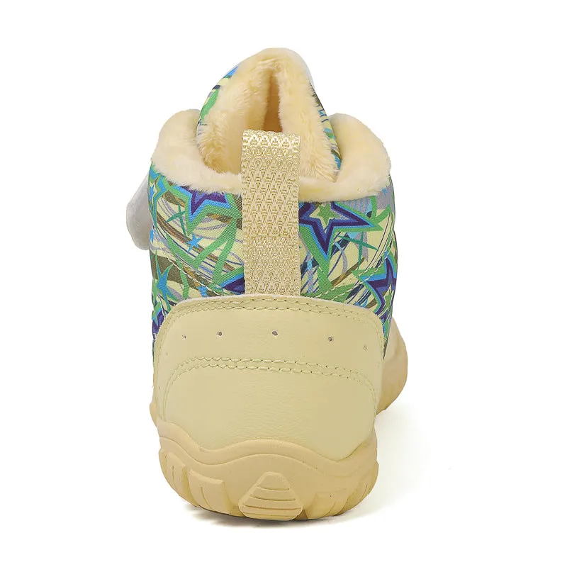 Kids Winter Snow Boots Boys Girls Outdoor Ankle Walking Boots