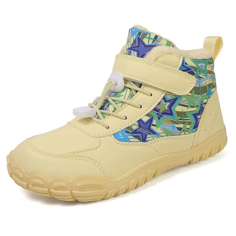Kids Winter Snow Boots Boys Girls Outdoor Ankle Walking Boots