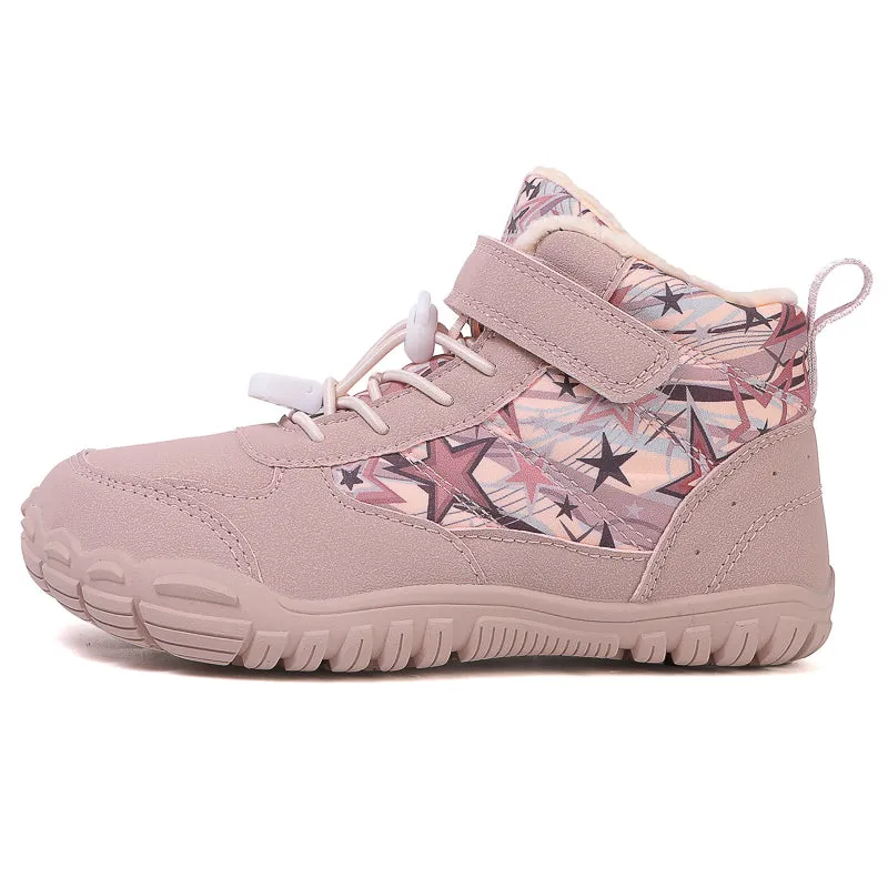 Kids Winter Snow Boots Boys Girls Outdoor Ankle Walking Boots