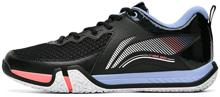 Li-Ning Saga II Lite Mens Badminton Shoes - Black / White