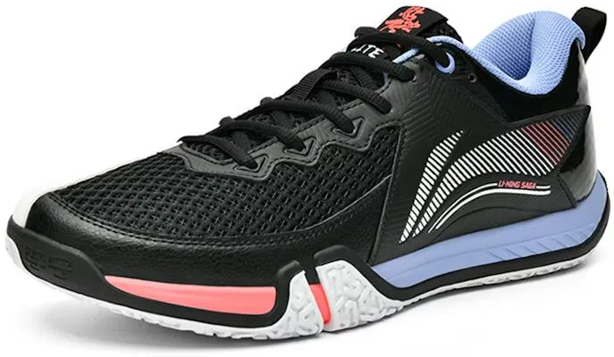 Li-Ning Saga II Lite Mens Badminton Shoes - Black / White
