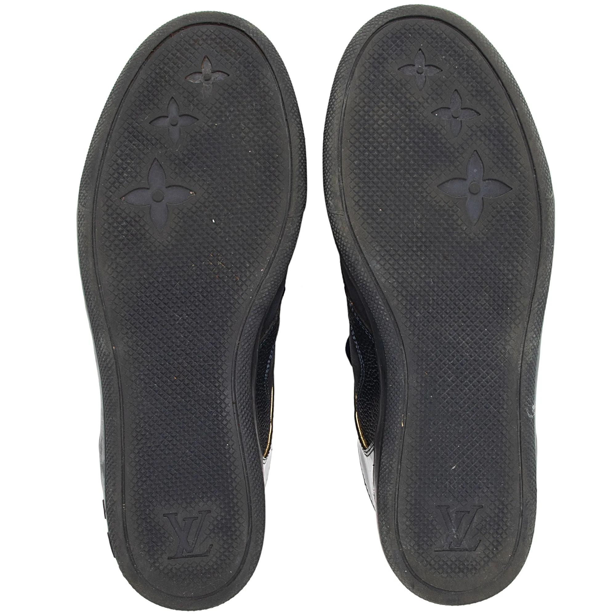 Louis Vuitton Monogram Suede Millenium Wedge Sneakers - Size 8 / 38 (SHF-Bhh7EF)