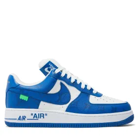 Louis Vuitton Nike Air Force 1 Low By Virgil Abloh White Royal Blue