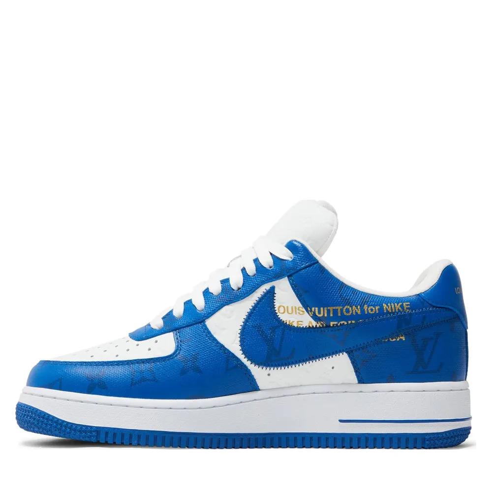 Louis Vuitton Nike Air Force 1 Low By Virgil Abloh White Royal Blue