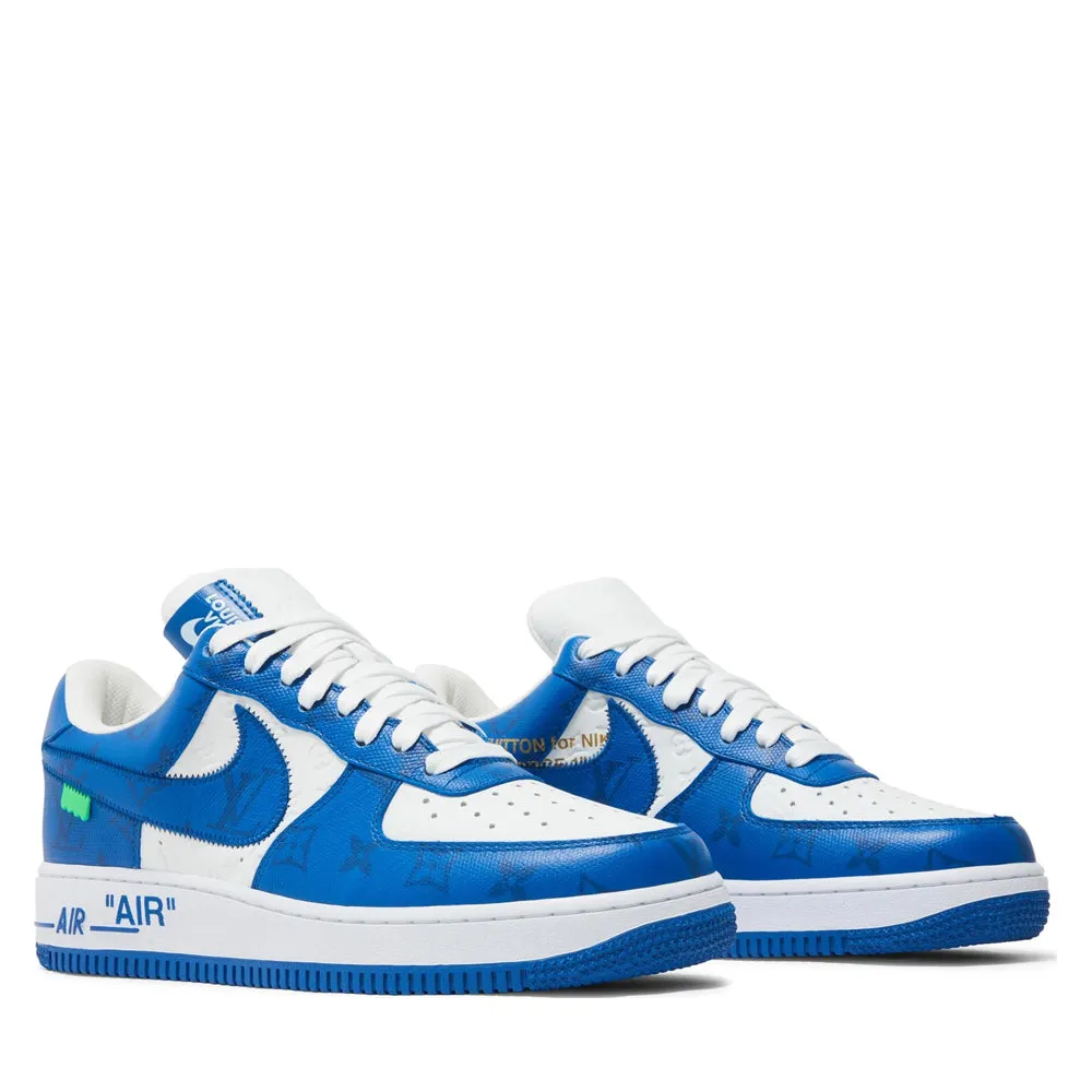 Louis Vuitton Nike Air Force 1 Low By Virgil Abloh White Royal Blue