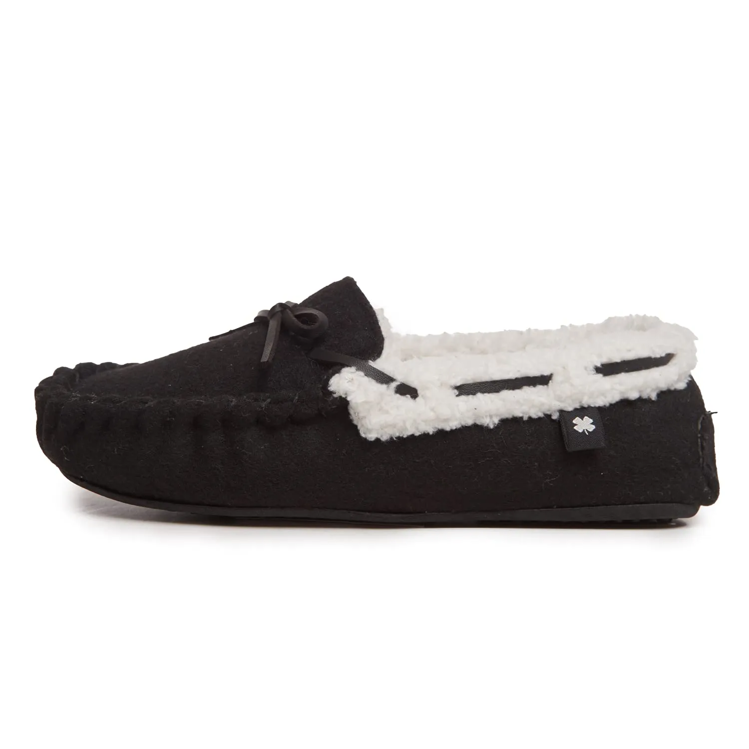Lucky Brand Boy's Faux Wool Cozy Lined Moccasin Slippers