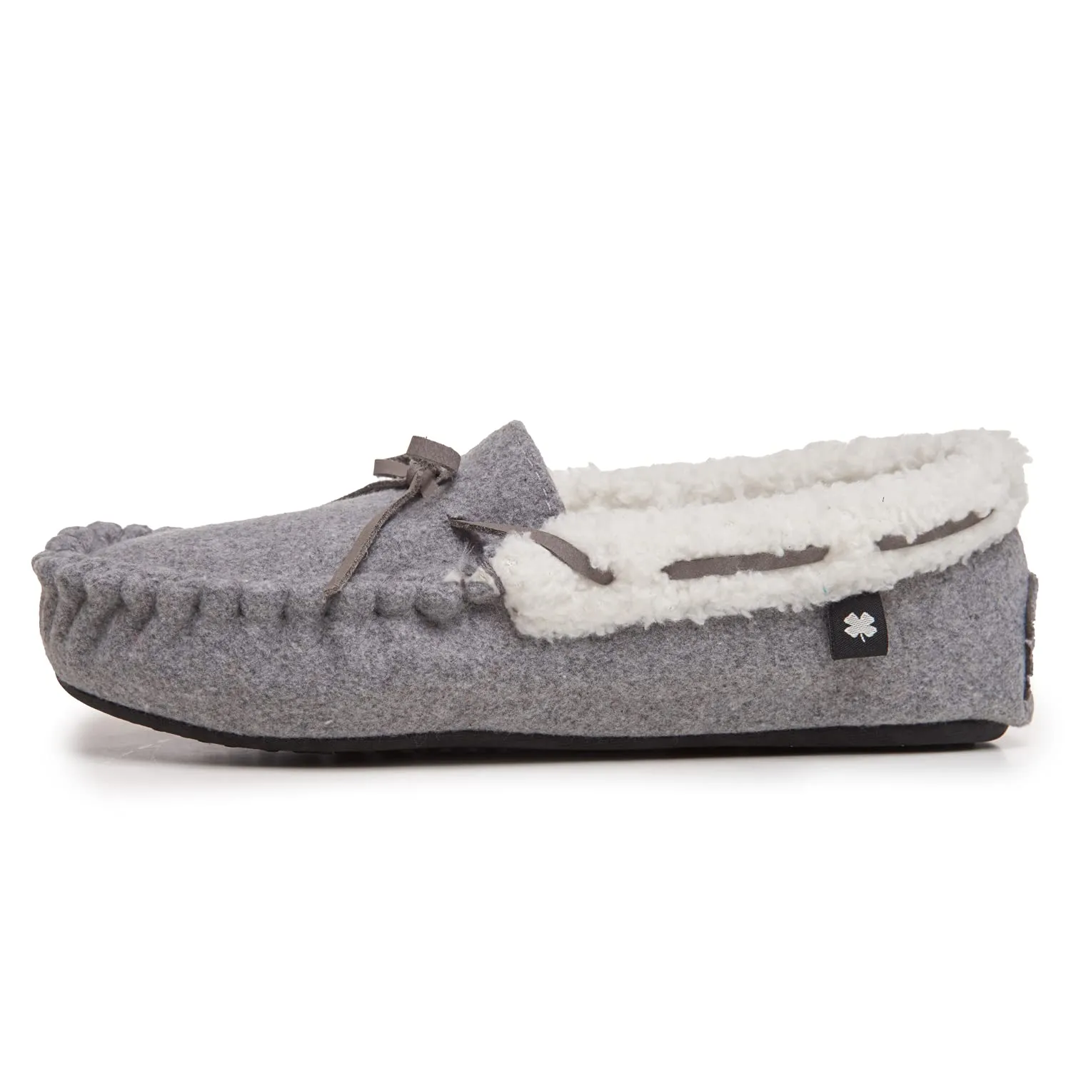 Lucky Brand Boy's Faux Wool Cozy Lined Moccasin Slippers