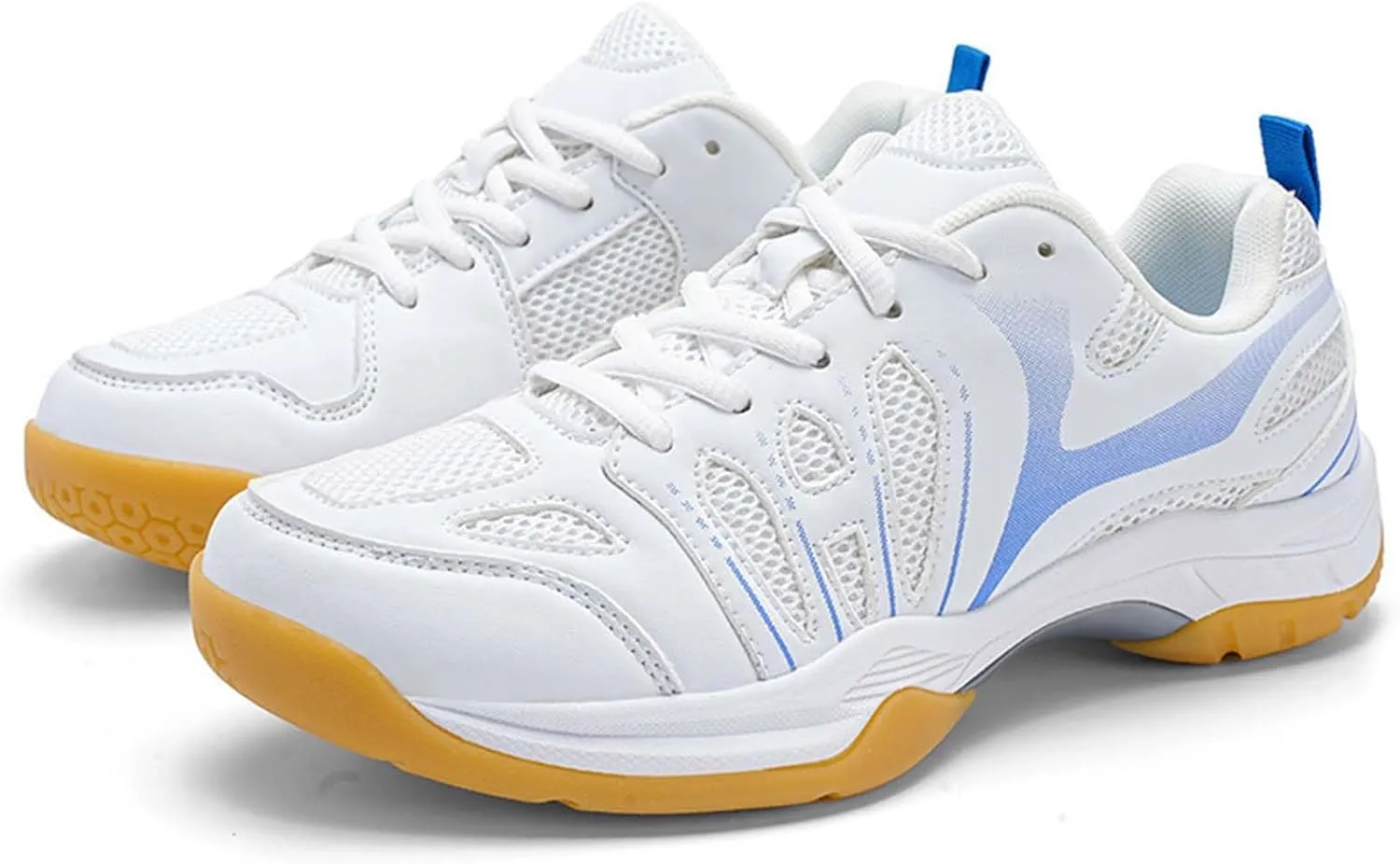 Men's Badminton Shoes Pickleball Tennis Court Trainer Breathable Anti-Slip for Racketball, Volleyball Sneakers