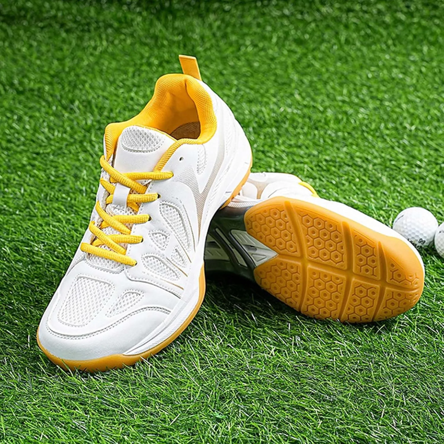 Men's Badminton Shoes Pickleball Tennis Court Trainer Breathable Anti-Slip for Racketball, Volleyball Sneakers