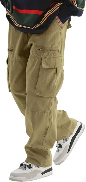 Mens Tactical Pants Classic Lightweight Flexcamo Work Pants Camp Workout Windproof Camouflage Cargo Pants