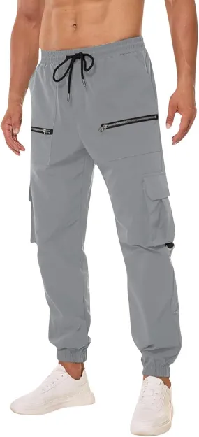 Mens Tactical Pants Fishing Outdoor Combat Work Pants Camouflage Lightweight Breathable Flexible Cargo Pants