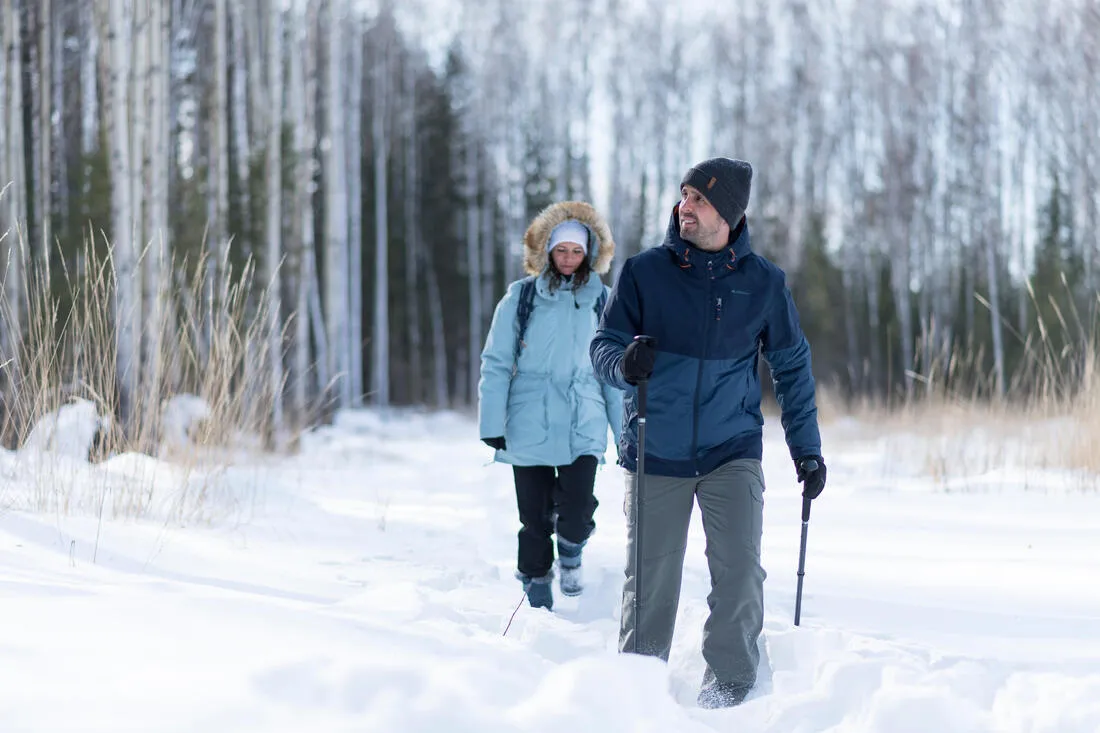Men's Warm Water-Repellent Snow Hiking Trousers - SH100 ULTRA-WARM .