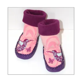 Native Northwest Hummingbird Baby Booties