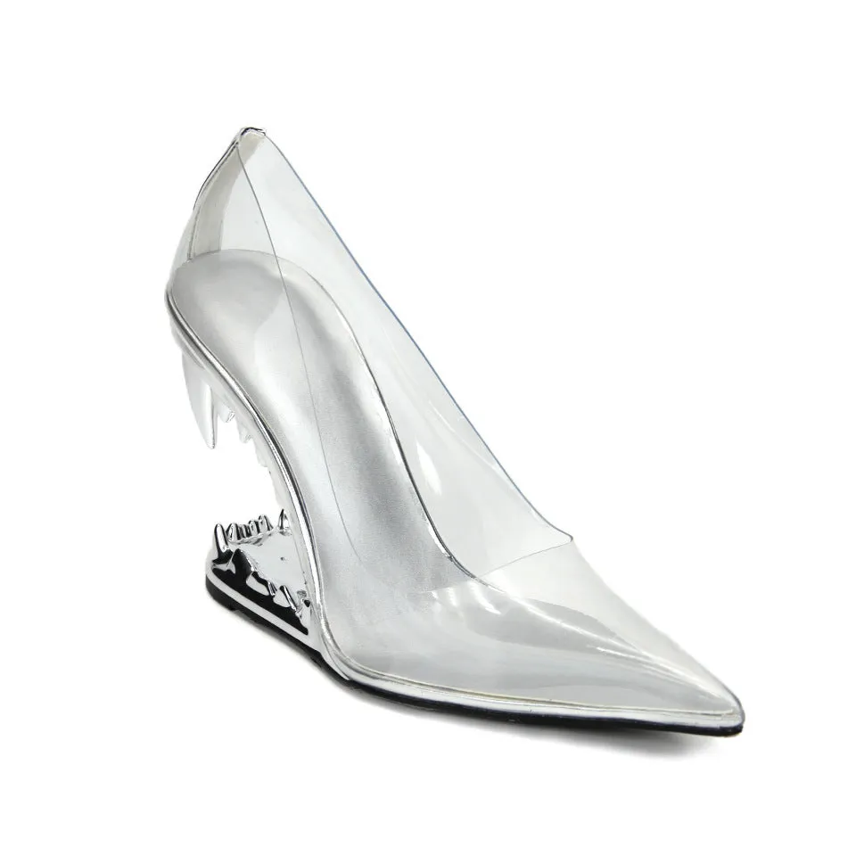 New Teeth Shaped Women's PVC Sandals