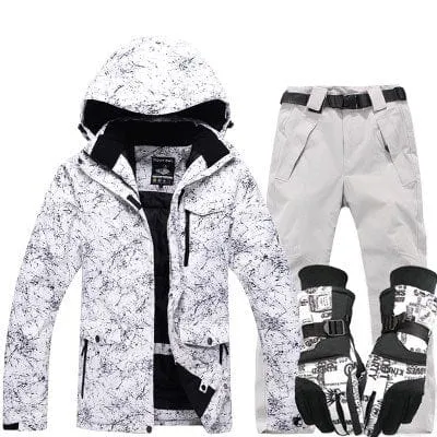 New Thicken Warm Ski Suit