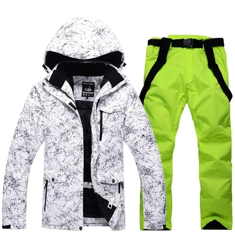 New Thicken Warm Ski Suit