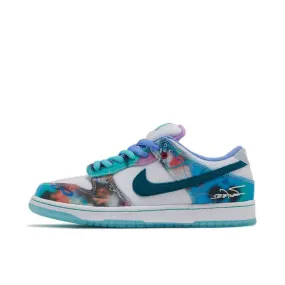 Nike SB Dunk Low x Futura Laboratories White and Geode Teal -Preorder