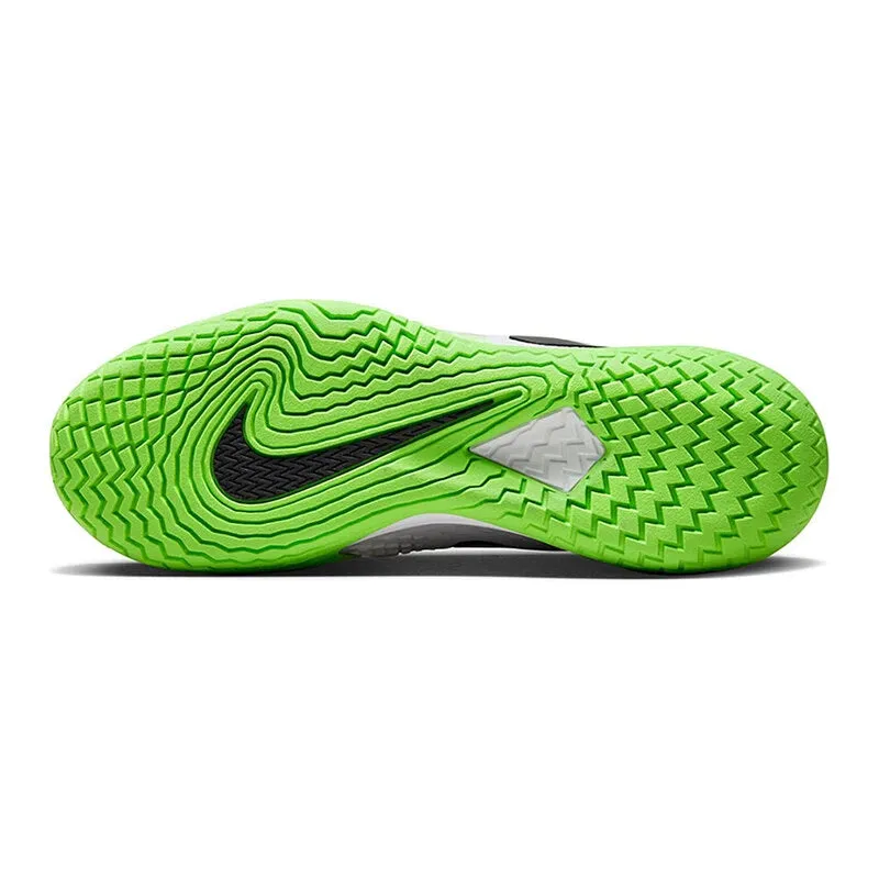 NIKECOURT ZOOM VAPOR CAGE 4 RAFA (WHITE/BLACK-ACTION GREEN-LT LEMON TWIST)