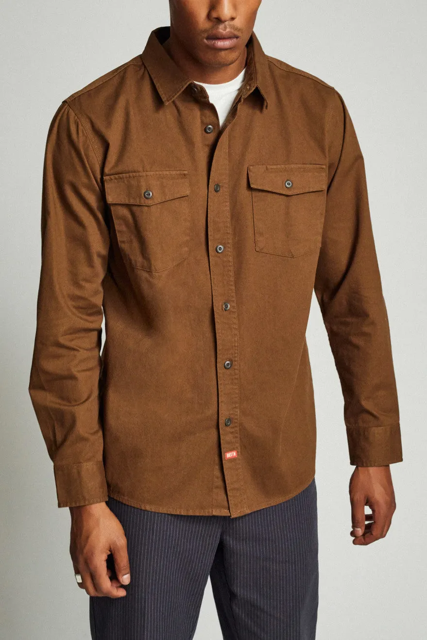Olson L/S Woven - Bark
