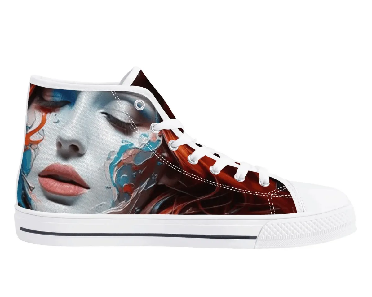 Paint Portrait High Tops
