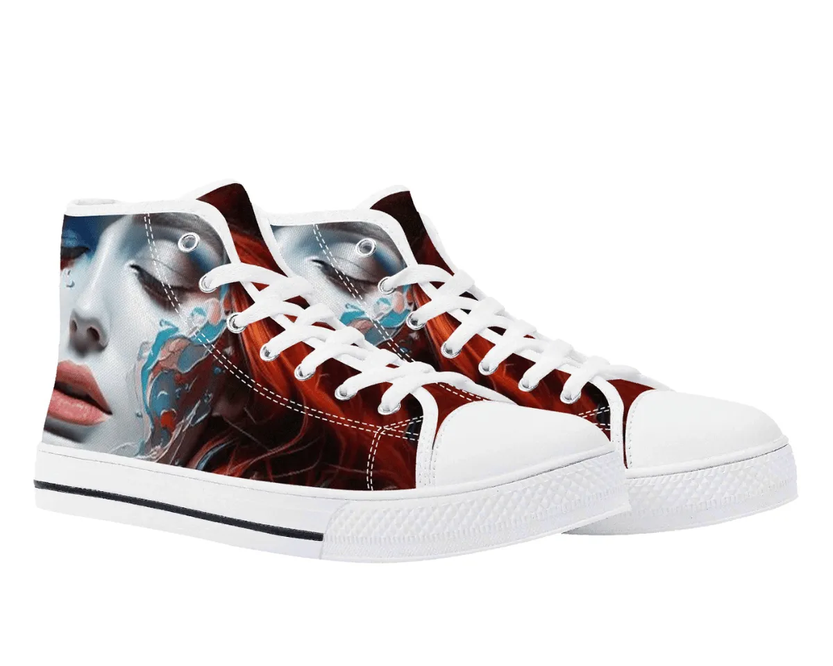 Paint Portrait High Tops