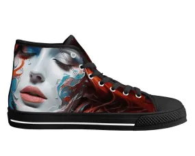 Paint Portrait High Tops