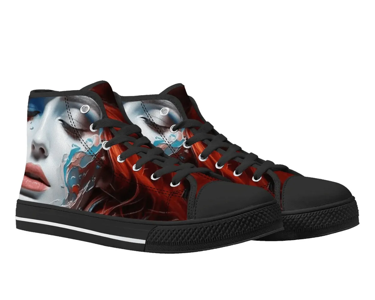 Paint Portrait High Tops