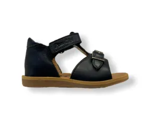 Pom D’api Poppy Easy Navy Leather Sandal