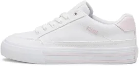 PUMA Women's Court Classic Vulc Shoes, Alpine Snow-Toasted Almond-White, 5.5