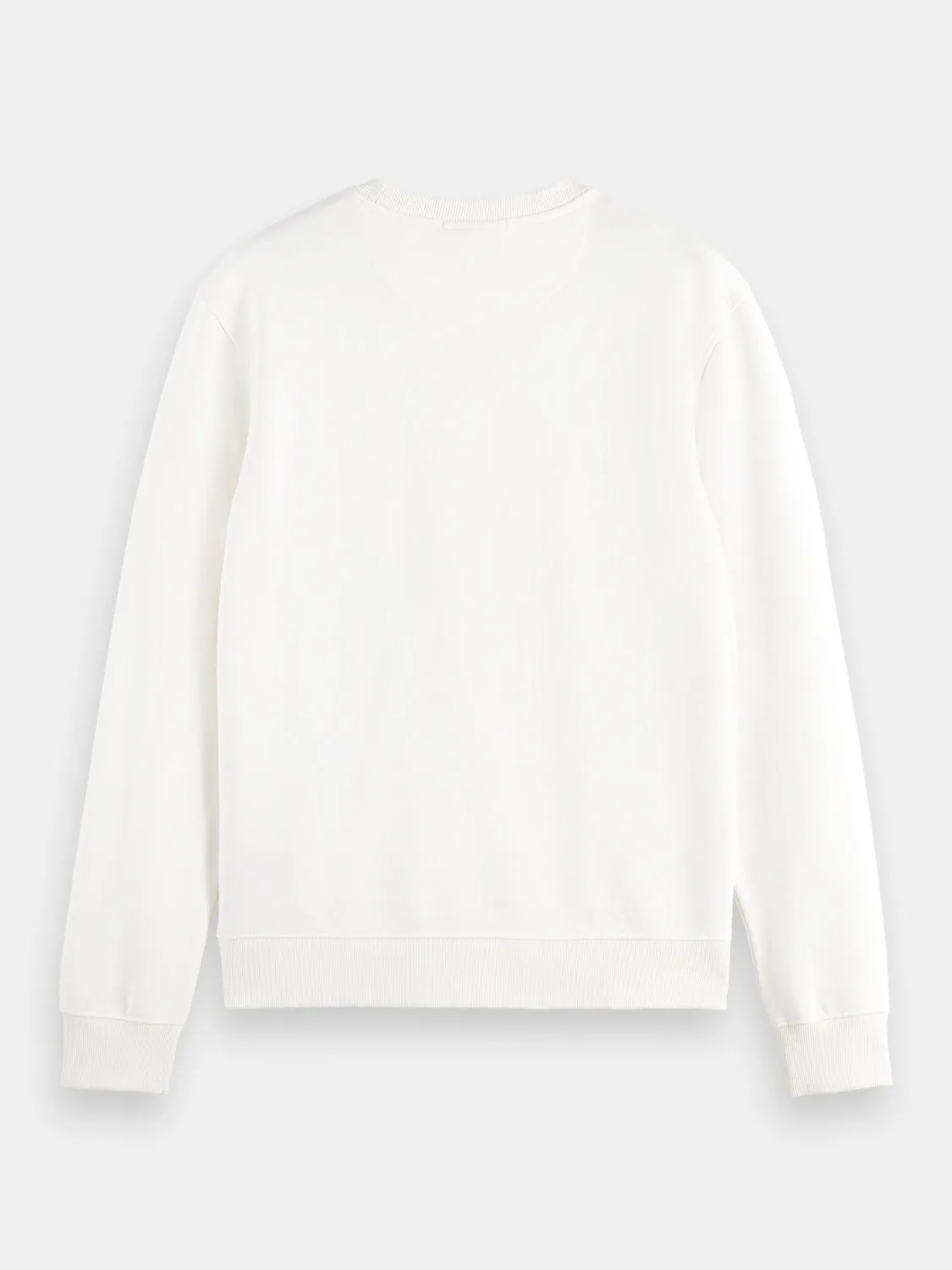 Regular-fit chest artwork sweatshirt