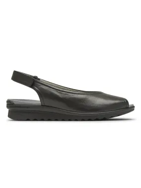 Rockport Aravon Womens Josie Slingback Sandal Black Smooth CH8772