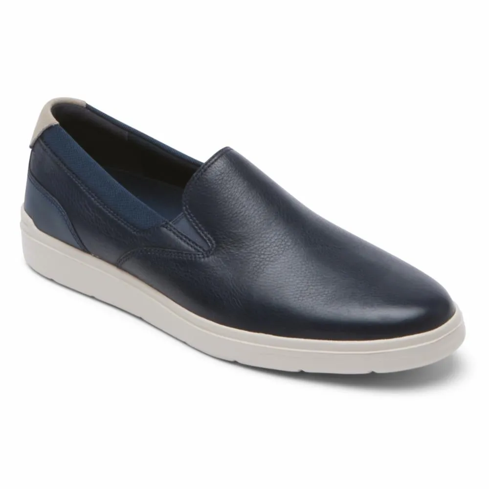 Rockport Men TOTAL MOTION COURT SLIPON NEW DRESS BLUES