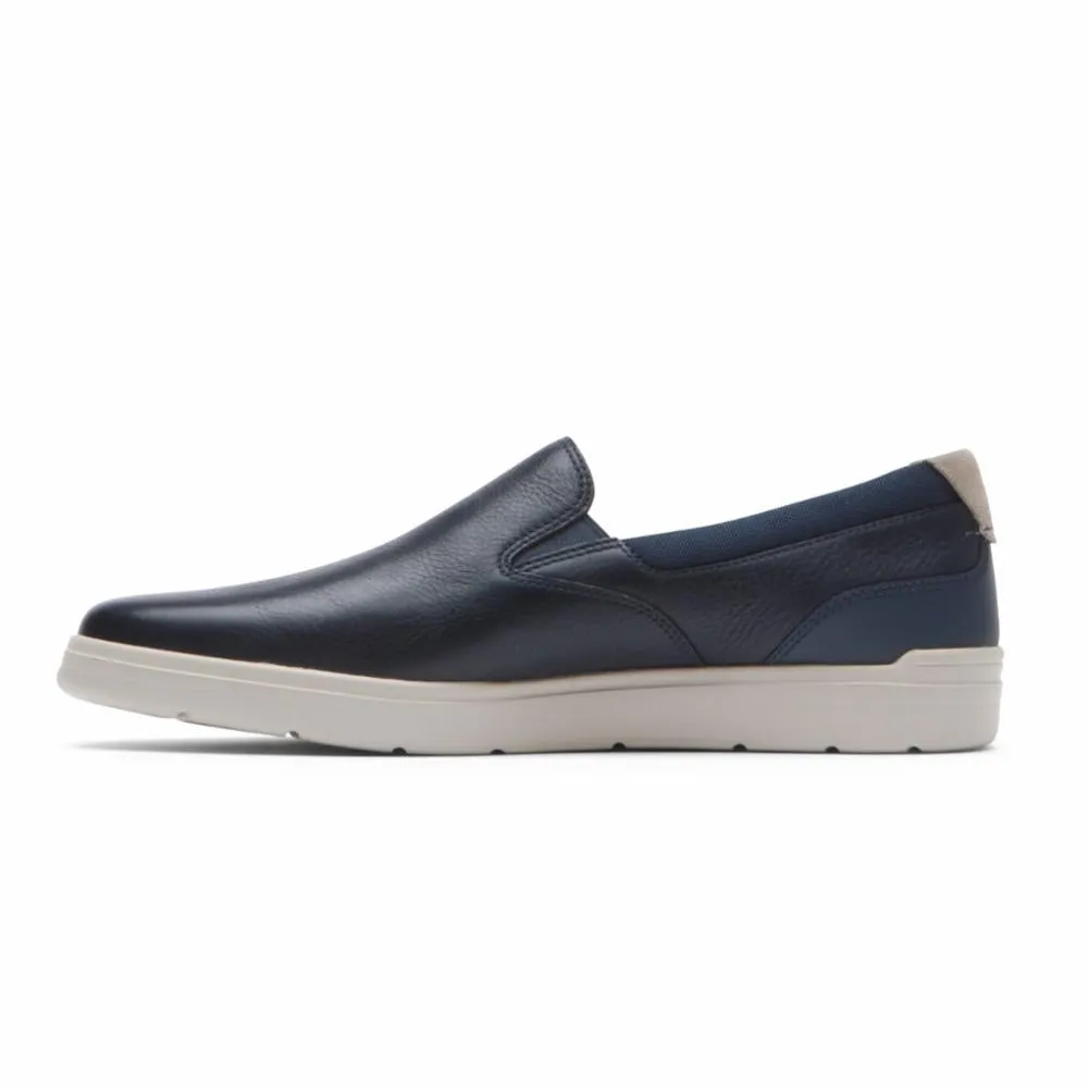 Rockport Men TOTAL MOTION COURT SLIPON NEW DRESS BLUES