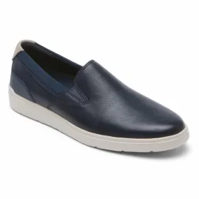 Rockport Men TOTAL MOTION COURT SLIPON NEW DRESS BLUES
