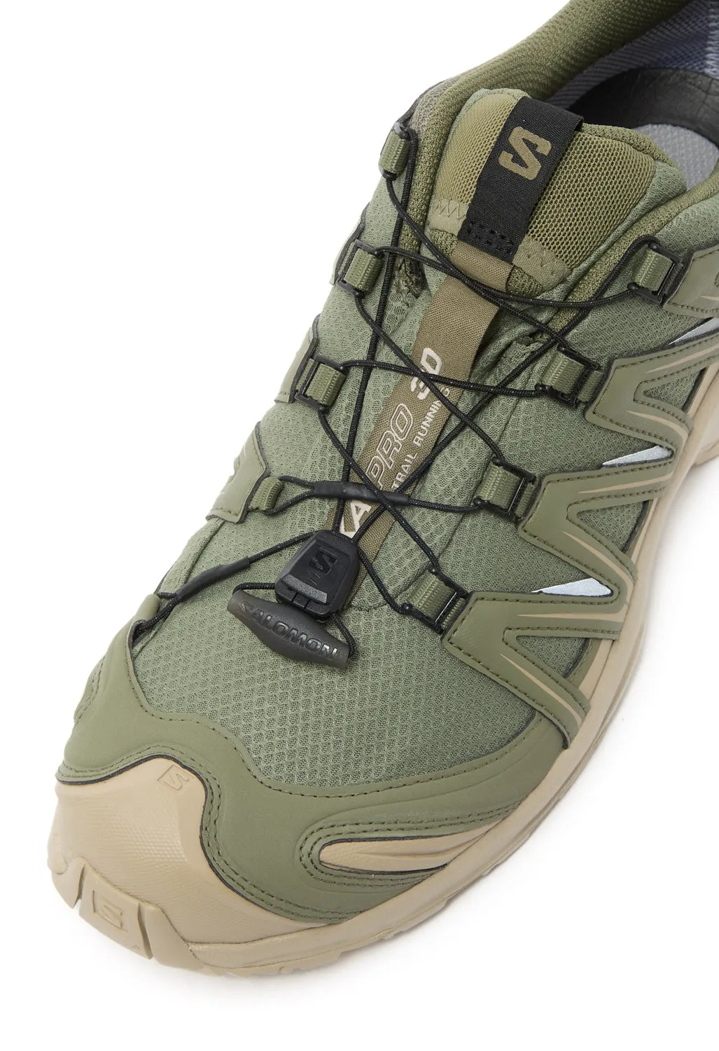 Salomon XA Pro 3D GORE-TEX Trainers - Deep Lichen Green / White Pepper / Silver Cloud