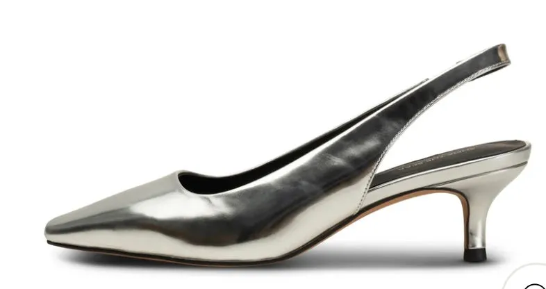 Shoe The Bear Stb2279 Maxine Slingback Metallic