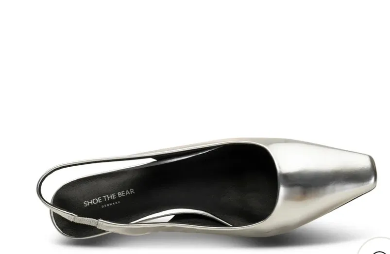 Shoe The Bear Stb2279 Maxine Slingback Metallic