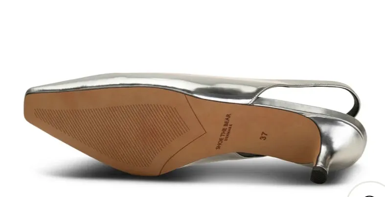 Shoe The Bear Stb2279 Maxine Slingback Metallic