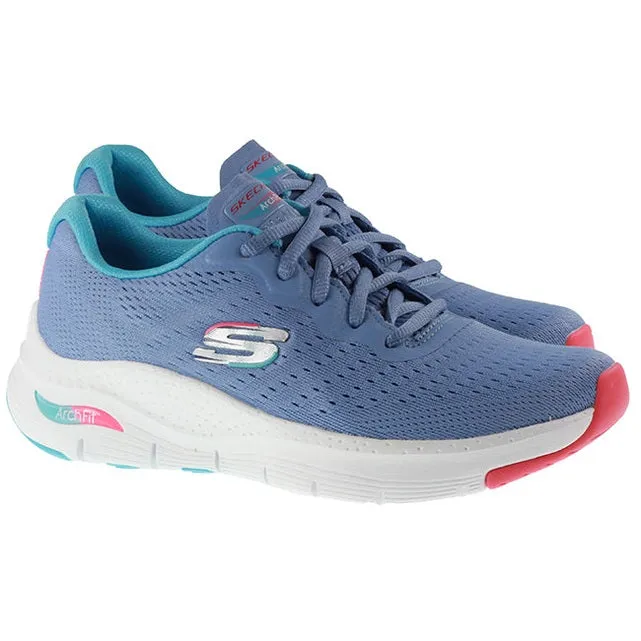 Skechers Trainers Womens Arch Fit Infinity Cool Blue Multi