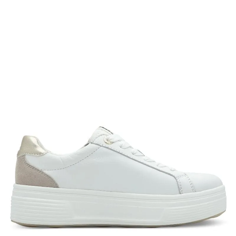 Tamaris Womens Beige Comfort Trainer 8-83716-44