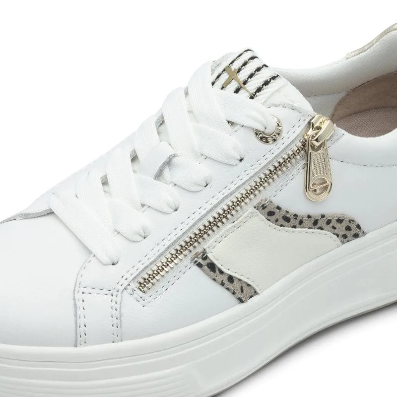 Tamaris Womens Beige Comfort Trainer 8-83716-44