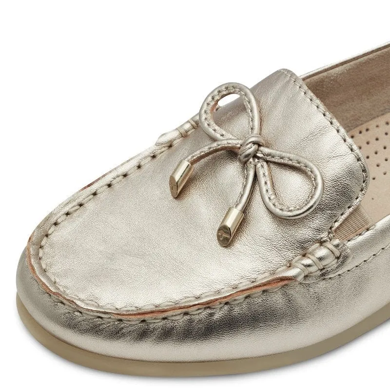 Tamaris Womens Gold Comfort Loafer 8-84600-44
