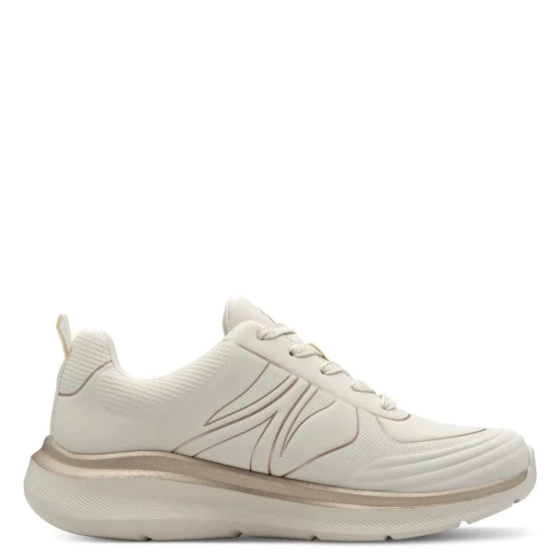 Tamaris Womens Off white Comfort Trainer 8-83723-44