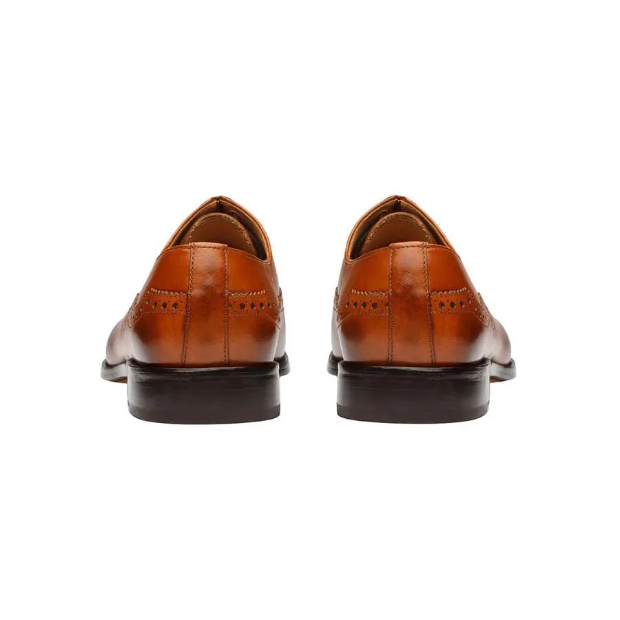 Tan Assymentrical Oxfords