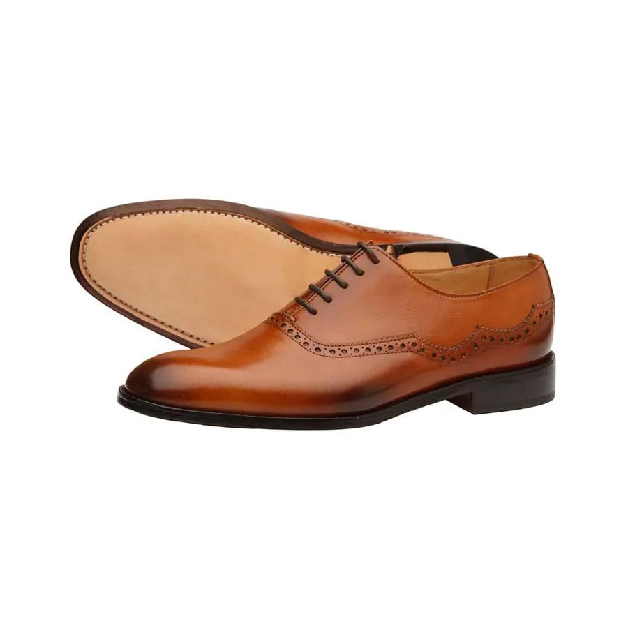 Tan Assymentrical Oxfords
