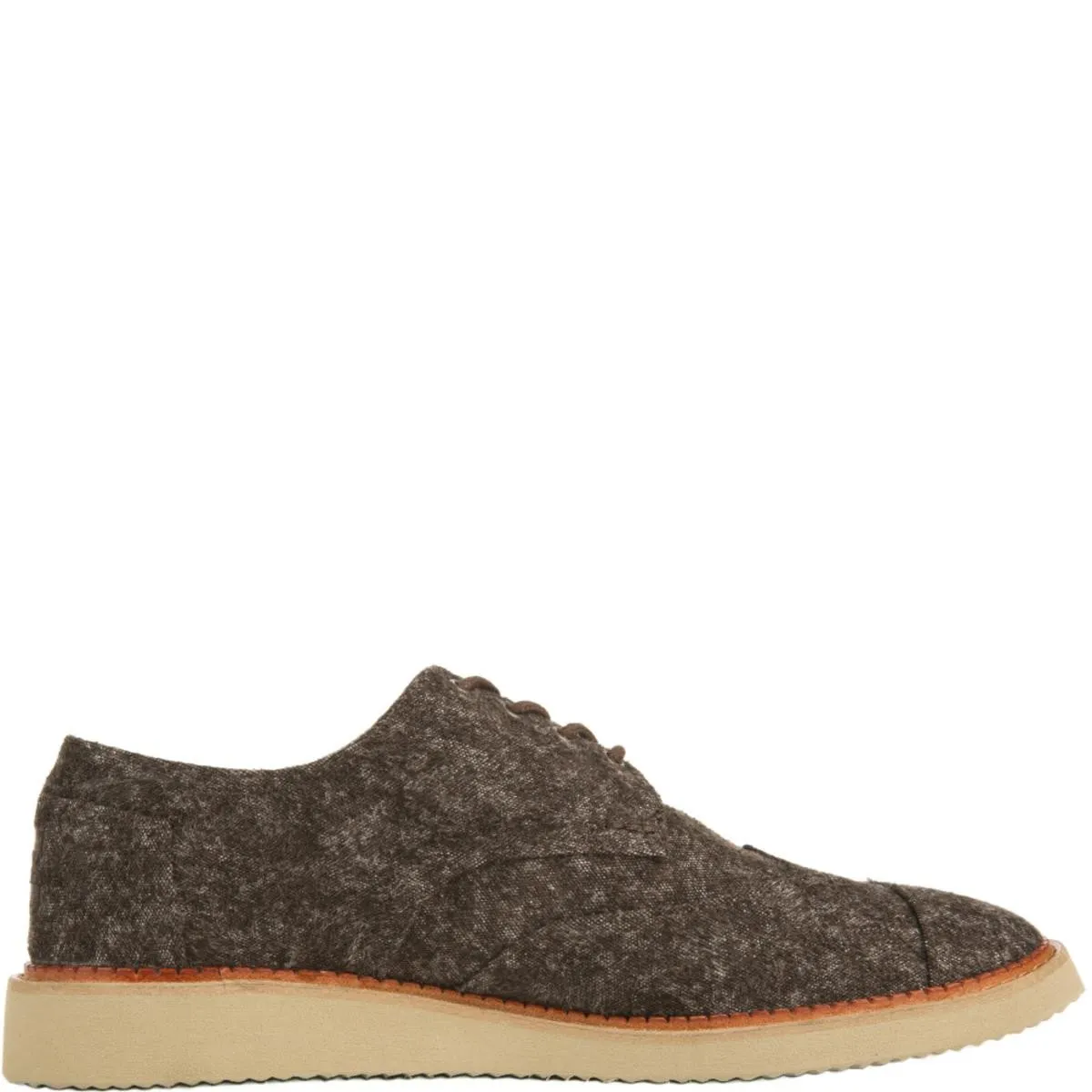 Toms Brogue Brown Marled Oxfords Brown