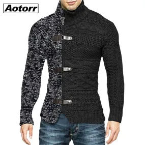 Turtleneck Cardigan Sweater | Popular Male Apparel and Accessories
